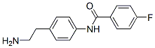 Benzamide, N-[4-(2-aminoethyl)phenyl]-4-fluoro- (9CI) Structure
