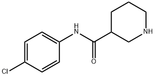 PIPERIDINE-3-CARBOXYLIC ACID (4-CHLORO-PHENYL)-AMIDE Structure