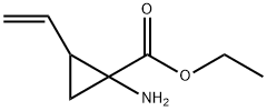Cyclopropanecarboxylic acid, 1-amino-2-ethenyl-, ethyl ester Struktur