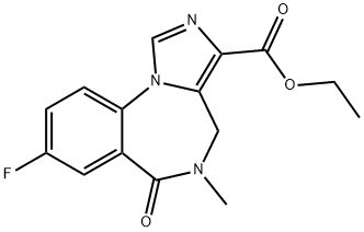 氟马西尼 结构式