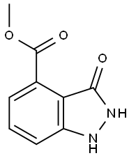 3-羟基-1氢-吲唑-4-甲酸甲酯, 787581-35-5, 结构式