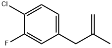 1-氯-2-氟-4-(2-甲基烯丙基)苯, 787585-34-6, 结构式