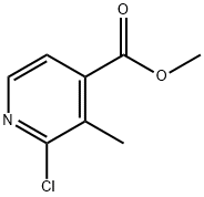 2-氯-3-甲基吡啶-4-甲酸甲酯, 787596-41-2, 结构式