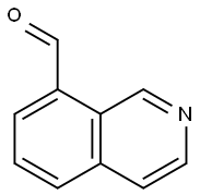 ISOQUINOLINE-8-CARBALDEHYDE, 787615-01-4, 结构式