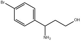 3-氨基-3-(4-溴苯基)-1-丙醇, 787615-14-9, 结构式