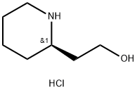 (R)-2-(Hydroxyethyl)piperidine hydrochloride Structure