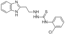 2-(2-(1H-Benzimidazol-2-yl)ethyl)-N-(2-chlorophenyl)hydrazinecarbothio amide Structure