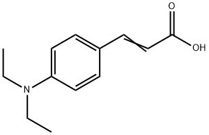4-(N,N-DIETHYLAMINO)CINNAMIC ACID Struktur