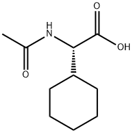(S)-乙酰基氨基环己基乙酸, 78781-84-7, 结构式