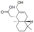 (1S,4aR,8aR)-2-Hydroxymethyl-5,5,8a-trimethyl-1,4,4a,5,6,7,8,8a-octahydro-1-naphthaleneacetic acid Struktur