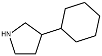 3-シクロヘキシルピロリジン 化学構造式