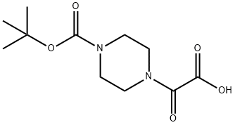 (4-BOC-PIPERAZIN-1-YL)-OXO-ACETIC ACID 化学構造式