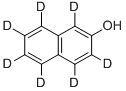 2-NAPHTHOL-D7 Struktur