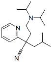 alpha-[2-[bis(isopropyl)amino]ethyl]-alpha-isobutylpyridine-2-acetonitrile Structure