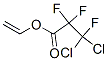 3,3-ジクロロ-2,2,3-トリフルオロプロパン酸エテニル 化学構造式
