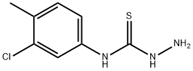 4-(3-CHLORO-4-METHYLPHENYL)-3-THIOSEMICARBAZIDE Struktur