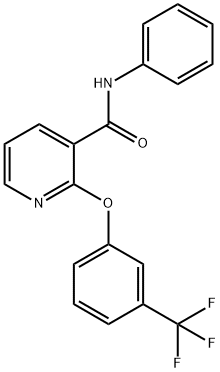 N-phenyl-2-[3-(trifluoromethyl)phenoxy]pyridine-3-carboxamide Structure