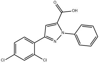 3-(2,4-DICHLOROPHENYL)-1-PHENYL-1H-PYRAZOLE-5-CARBOXYLIC ACID|