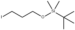 (叔丁基-(3-碘丙氧基)二甲基硅烷) 结构式