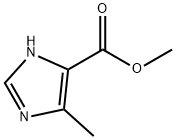 5(4)-甲基咪唑-4(5)-甲酸甲酯, 78892-68-9, 结构式