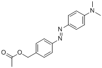 4-((4-(Dimethylamino)phenyl)azo)benzenemethanol, acetate ester Structure