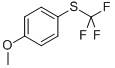 1-METHOXY-4-TRIFLUOROMETHYLSULFANYL-BENZENE Structure