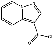 ピラゾロ[1,5-A]ピリジン-3-カルボニルクロリド 化学構造式