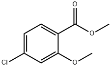 Methyl 4-chloro-2-methoxybenzoate 化学構造式