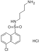 N-(4-AMINOBUTYL)-5-CHLORO-1-NAPHTHALENESULFONAMIDE HCL Structure