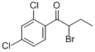 2-Bromo-1-(2,4-dichlorophenyl)butan-1-one  Structure