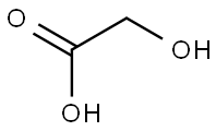 Glycolic acid Struktur