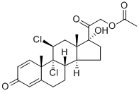 DICHLORISONE ACETATE Structure