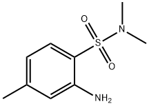 3-amino-N,N-dimethyltoluene-4-sulphonamide  Structure