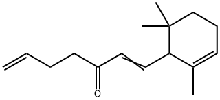 α-烯丙基紫罗兰酮 结构式