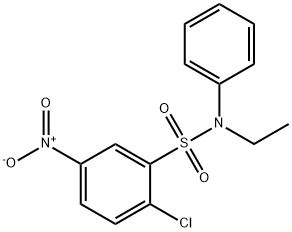 N-Ethyl-2-chloro-5-nitrobenzenesulfoanilide 结构式