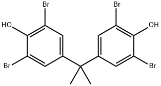 テトラブロモビスフェノールA 化学構造式