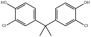 4,4'-isopropylidenebis[o-chlorophenol]  Structure