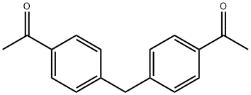 4,4'-ジアセチルジフェニルメタン 化学構造式