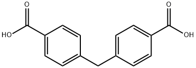 DIPHENYLMETHANE-4,4'-DICARBOXYLIC ACID Structure