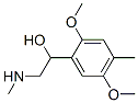 Benzenemethanol, 2,5-dimethoxy-4-methyl-alpha-[(methylamino)methyl]- (9CI) Struktur