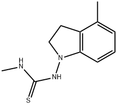 Thiourea, N-(2,3-dihydro-4-methyl-1H-indol-1-yl)-N-methyl- (9CI)|