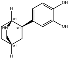 1,2-Benzenediol, 4-(2-azabicyclo[2.2.2]oct-6-yl)-, (1alpha,4alpha,6ba)- (9CI) Structure