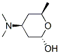2H-Pyran-2-ol,4-(dimethylamino)tetrahydro-6-methyl-,[2S-(2alpha,4beta,6beta)]-(9CI) Structure