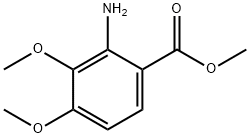 Benzoic acid, 2-aMino-3,4-diMethoxy-, Methyl ester 化学構造式