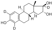 16ALPHA-HYDROXY-17BETA-ESTRADIOL-2,4,17-D3 Structure