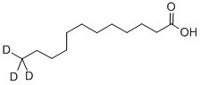 ドデカン酸‐12,12,12‐D3 化学構造式