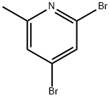 2,4-DIBROMO-6-METHYLPYRIDINE Structure