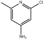 2-氯-6-甲基-吡啶-4-胺, 79055-63-3, 结构式