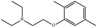 Ethanamine, 2-(2,5-dimethylphenoxy)-N,N-diethyl- (9CI) Struktur