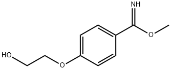 Benzenecarboximidic acid, 4-(2-hydroxyethoxy)-, methyl ester (9CI) Structure